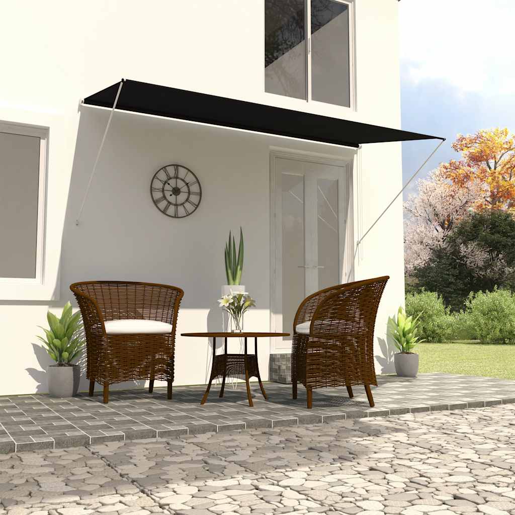 Vidaxl luifel extensible 300x150 cm anthracite