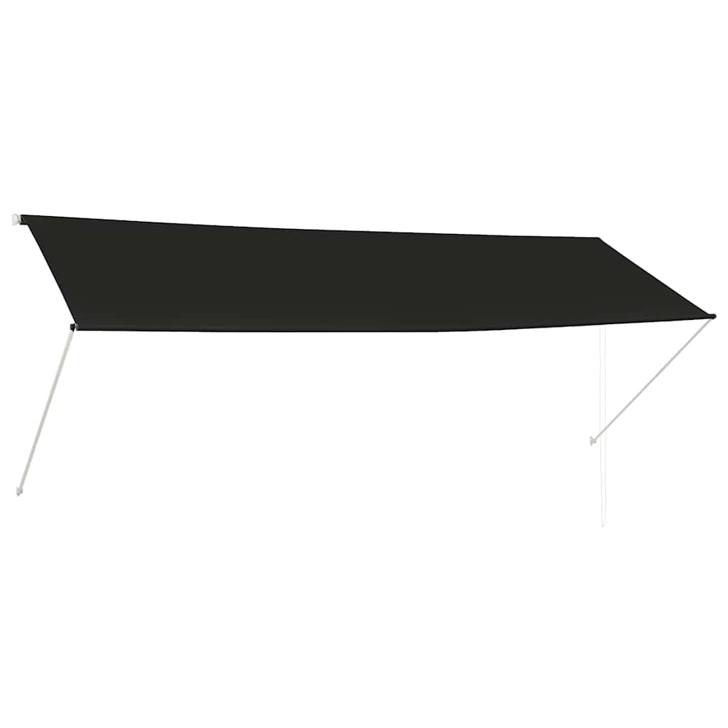 Vidaxl luifel extensible 350x150 cm anthracite