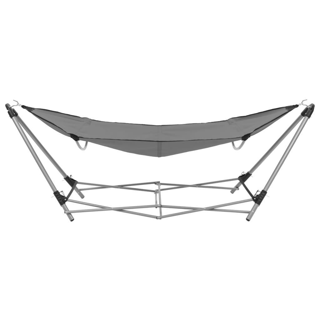 Hamac vidaxl avec gris standard pliant