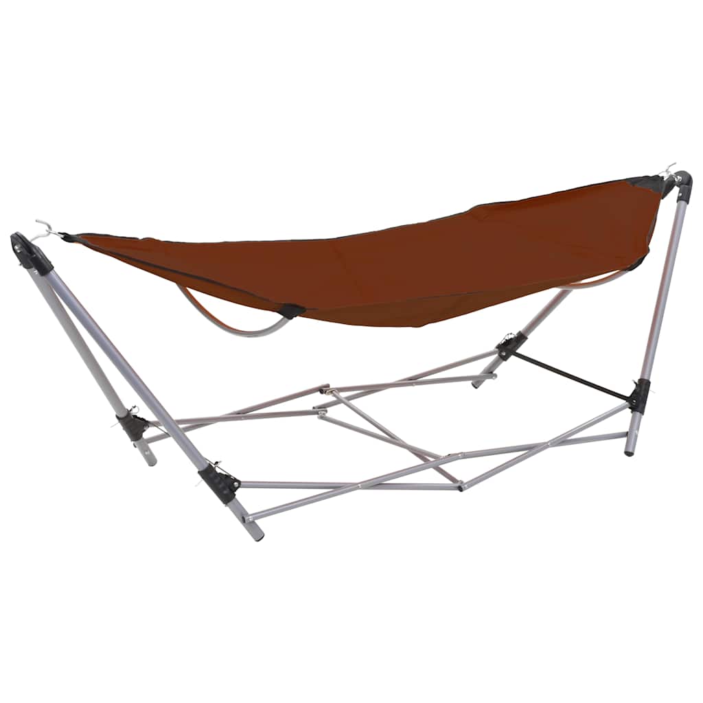 Hamac vidaxl avec marron standard pliant