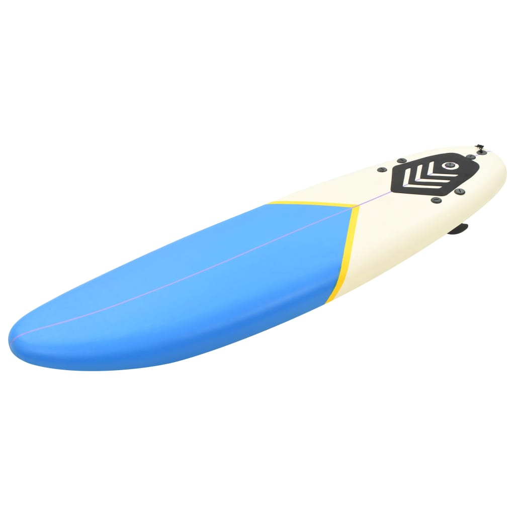 Planche de surf Vidaxl 170 cm bleu et crème
