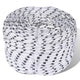 Corde de bateau vidaxl tressée 6 mm 250 m de polyester blanc