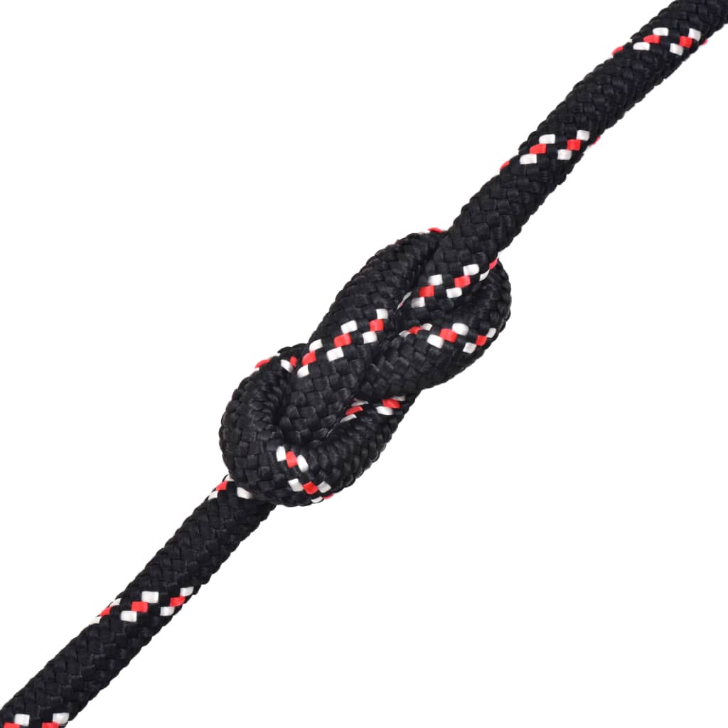 Corde à démarrage Vidaxl 6 mm 500 m de polypropylène noir