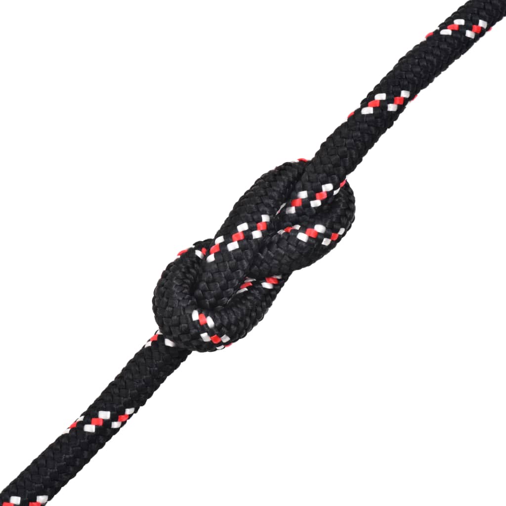 Corde à démarrage Vidaxl 8 mm 500 m de polypropylène noir