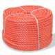 Corde vidaxl tournée 16 mm 100 m en orange en polypropylène