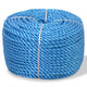 Corde Vidaxl Twisted 10 mm 500 m Bleu en polypropylène
