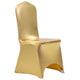 Vidaxl 6 st couvertures de chaise étirement de l'or