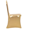 Vidaxl 6 st couvertures de chaise étirement de l'or