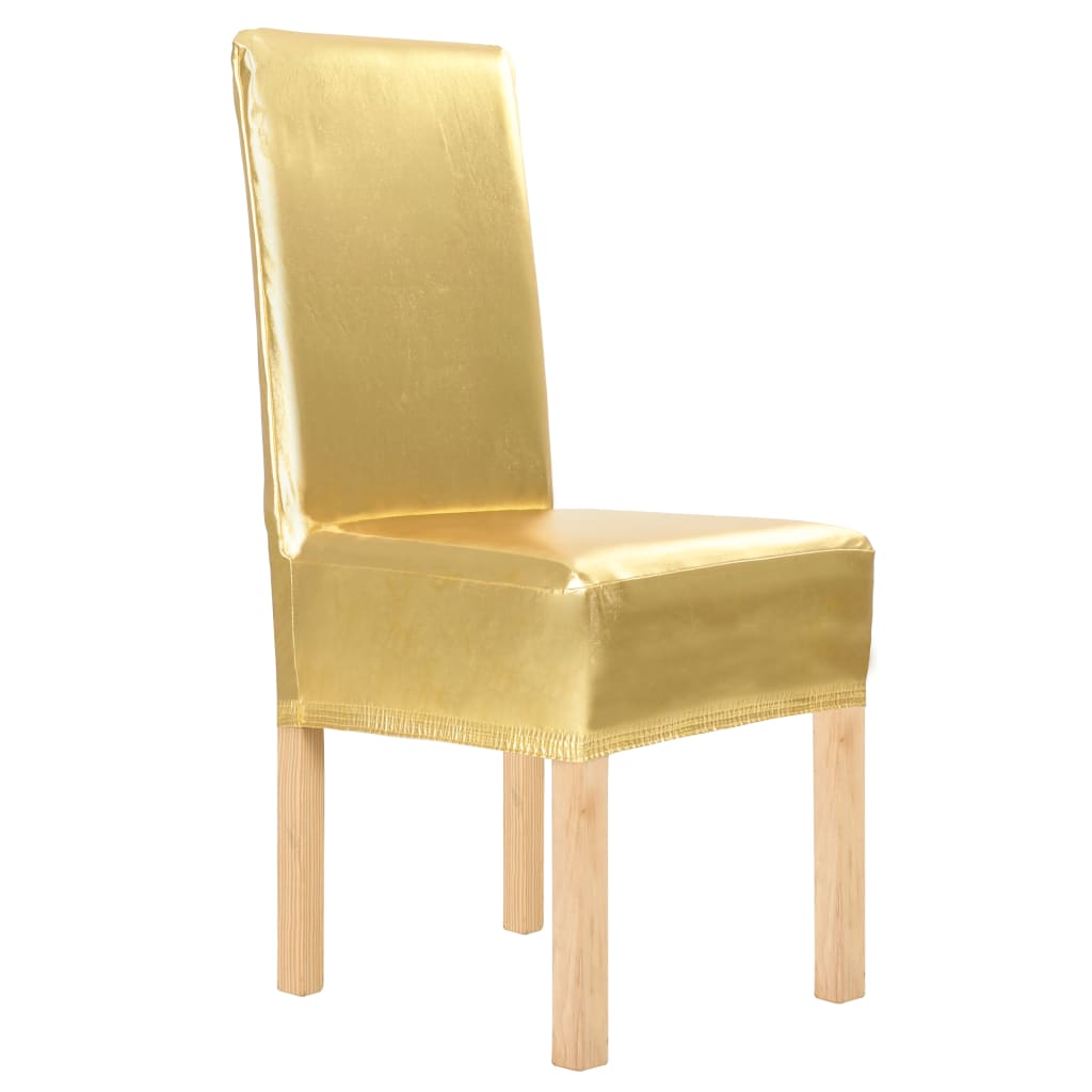 Vidaxl 6 sted couvre l'or