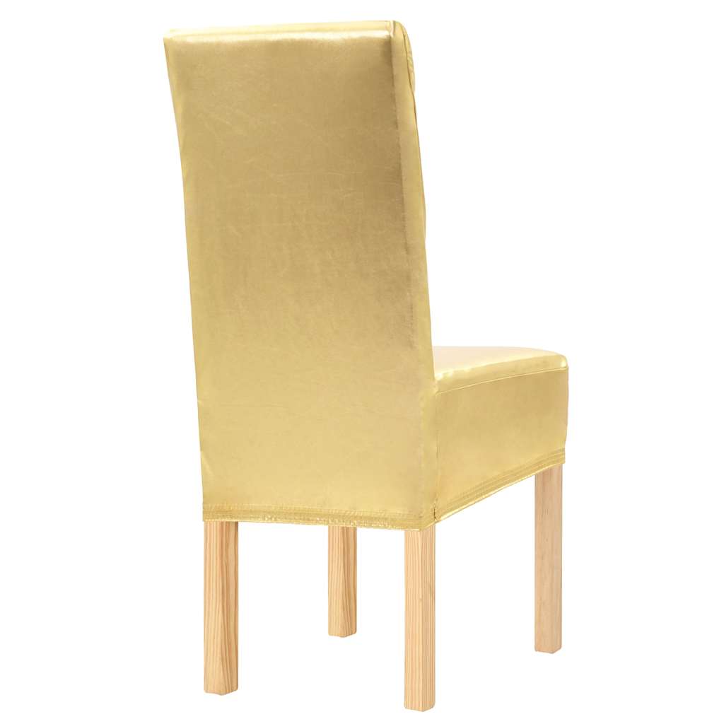 Vidaxl 6 sted couvre l'or