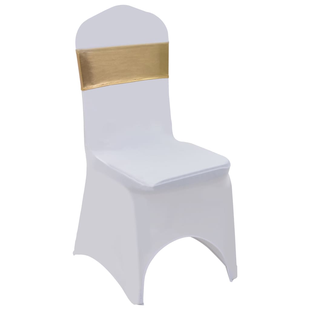 Vidaxl 25 st stoellint avec diamant stretch or