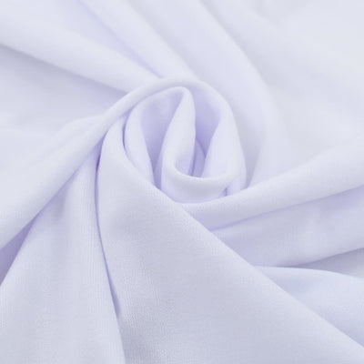 Vidaxl 2 stage de table étirement avec jupe 150x74 cm blanc