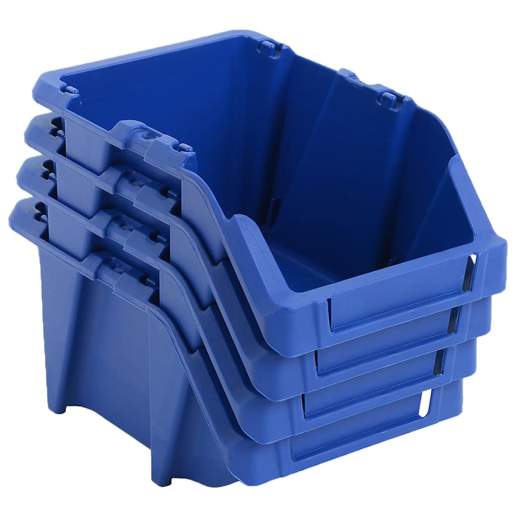 Vidaxx bacs de rangement empilables 103x165x76 mm bleu 250 pcs