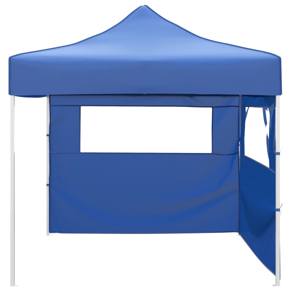 Tente pliante vidaxl avec 2 murs 3x3 m bleu