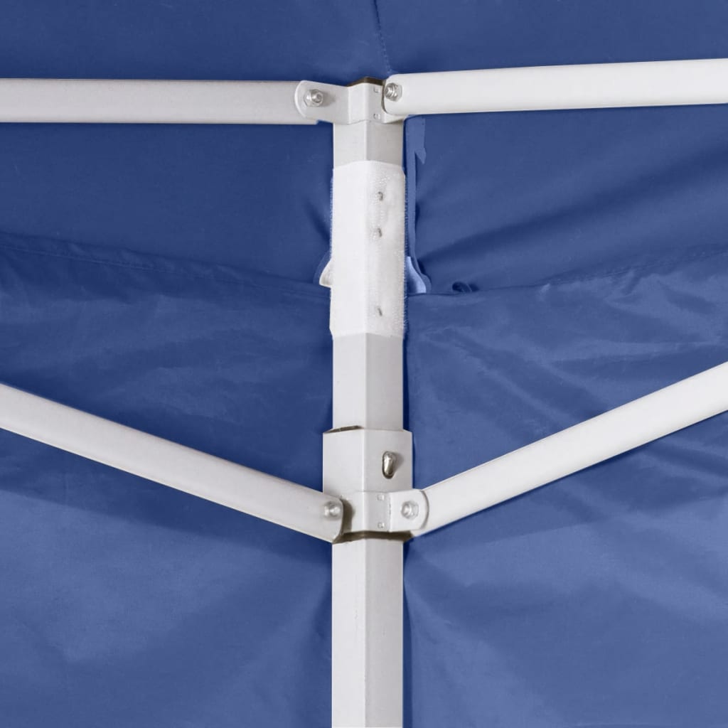 Tente pliante vidaxl avec 2 murs 3x3 m bleu