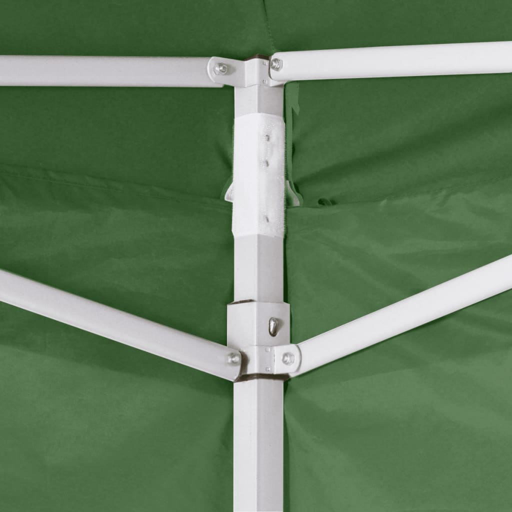 Tente pliante vidaxl avec 2 murs 3x3 m vert