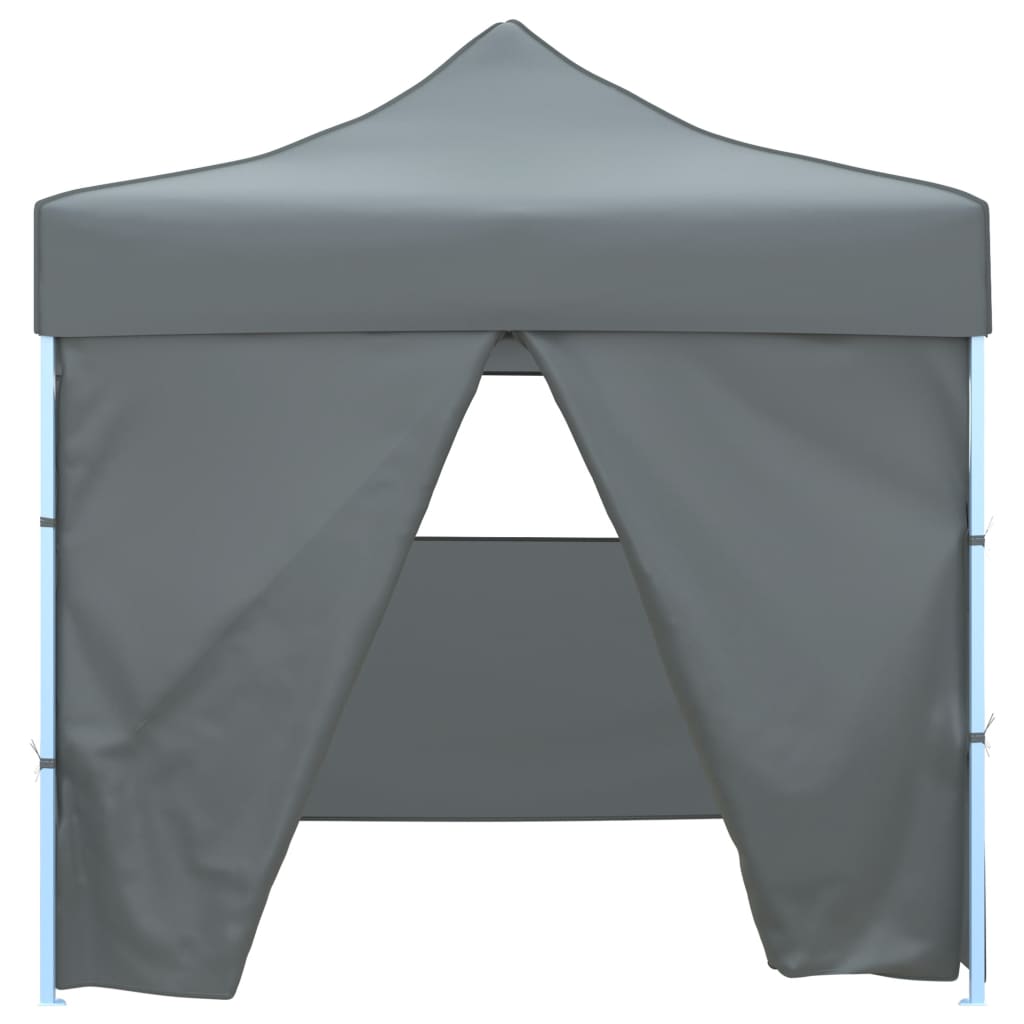 Vidaxl Pliant tente pop-up avec 4 murs latéraux 3x3 m anthracite
