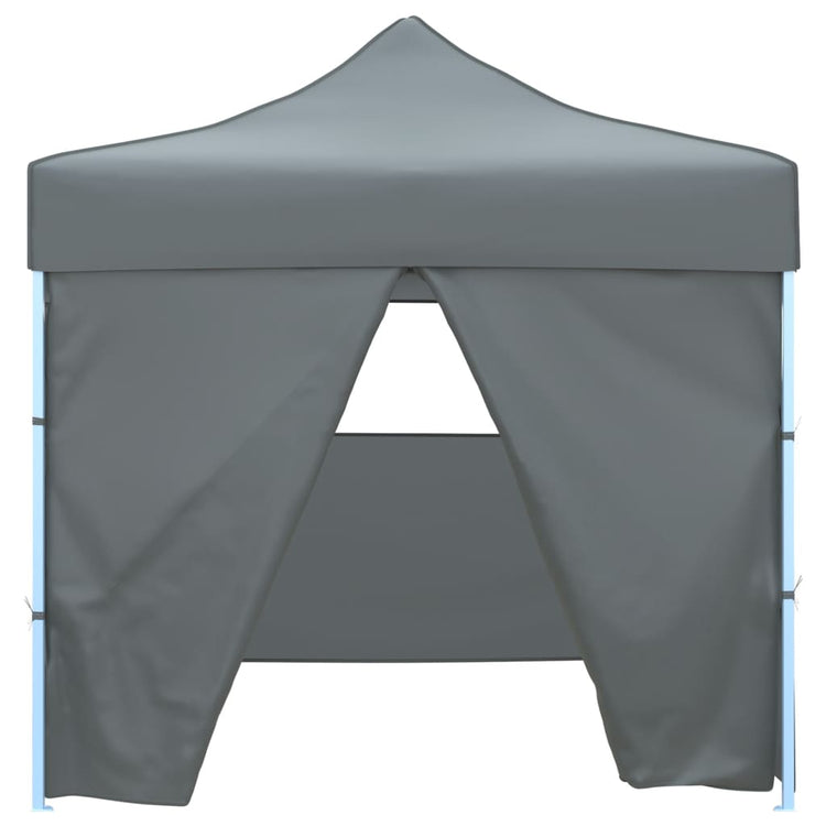 Vidaxl Pliant tente pop-up avec 4 murs latéraux 3x3 m anthracite