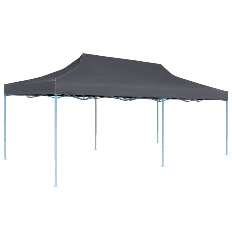 Vidaxl PartyTent pop-up pliable avec des parois latérales 3x6 m anthracite