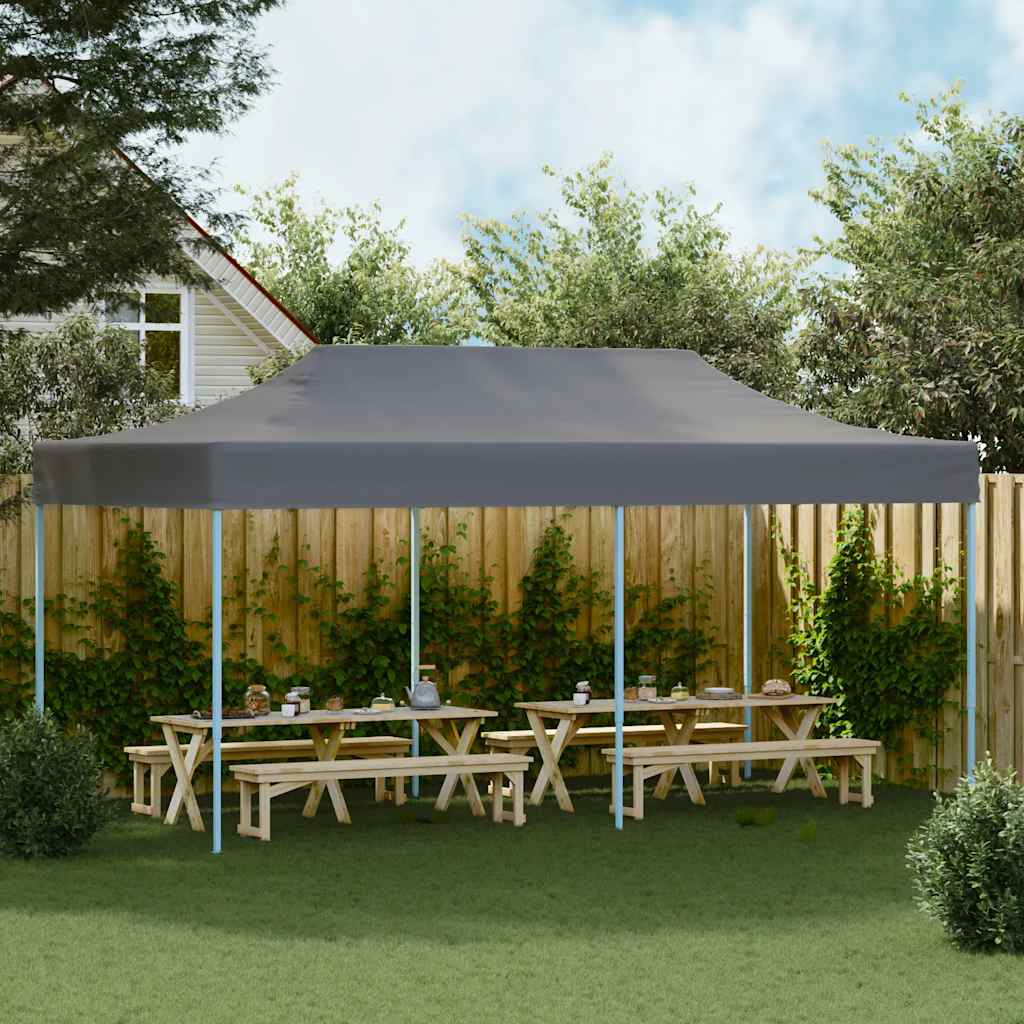 Vidaxl PartyTent pop-up pliable 3x6 m anthracite