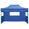 Tente pliante vidaxl avec 3 murs 3x4,5 m bleu