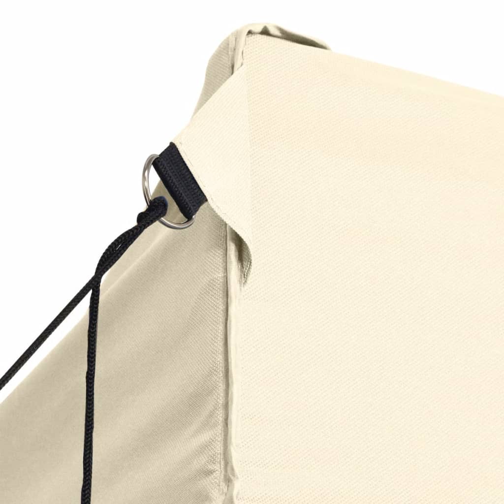 Tente pliante vidaxl avec 3 murs 3x4,5 m crème