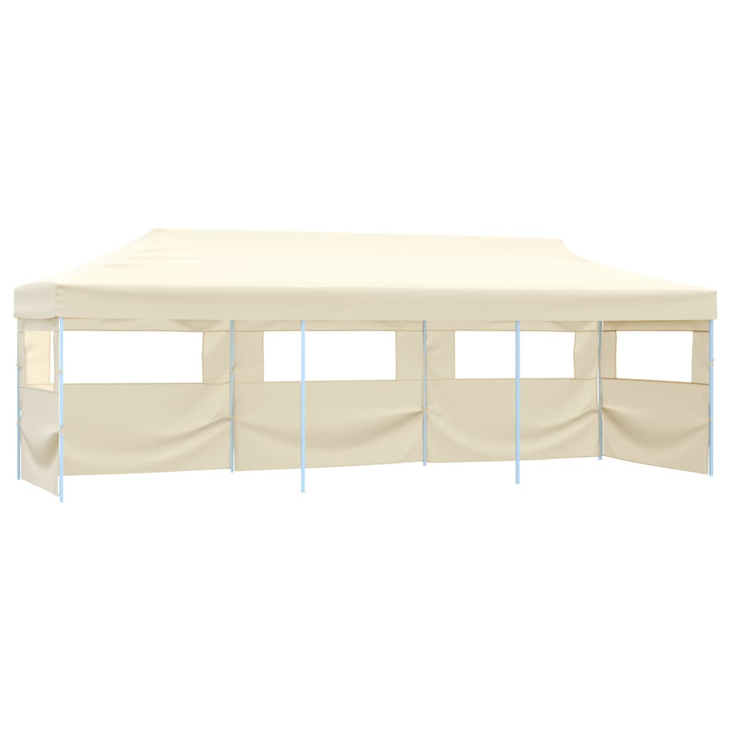 Vidaxl Pliping Tent Pop-up avec 5 murs latéraux 3x9 M CRAME