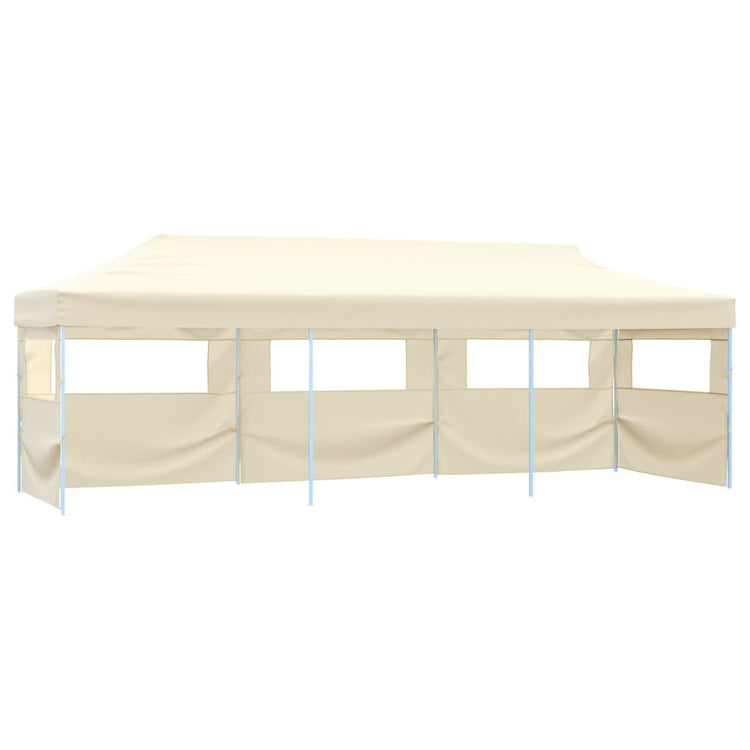 Vidaxl Pliping Tent Pop-up avec 5 murs latéraux 3x9 M CRAME