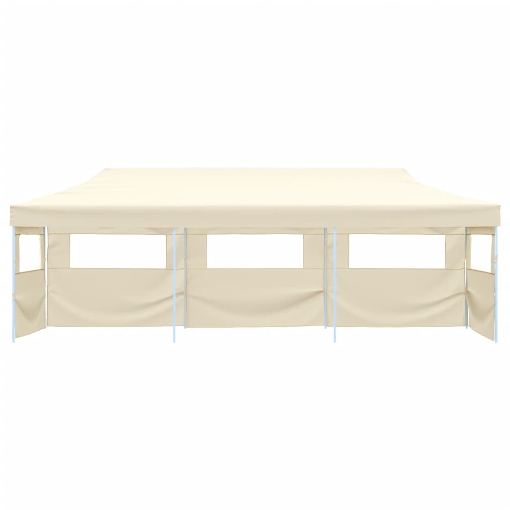 Vidaxl Pliping Tent Pop-up avec 5 murs latéraux 3x9 M CRAME