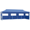 Vidaxl Pliping tente pop-up avec 5 murs latéraux 3x9 m bleu