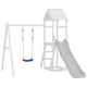 Vidaxl Swing Sièges 2 ST avec des cordes 37x15 cm Bleu en polyéthylène