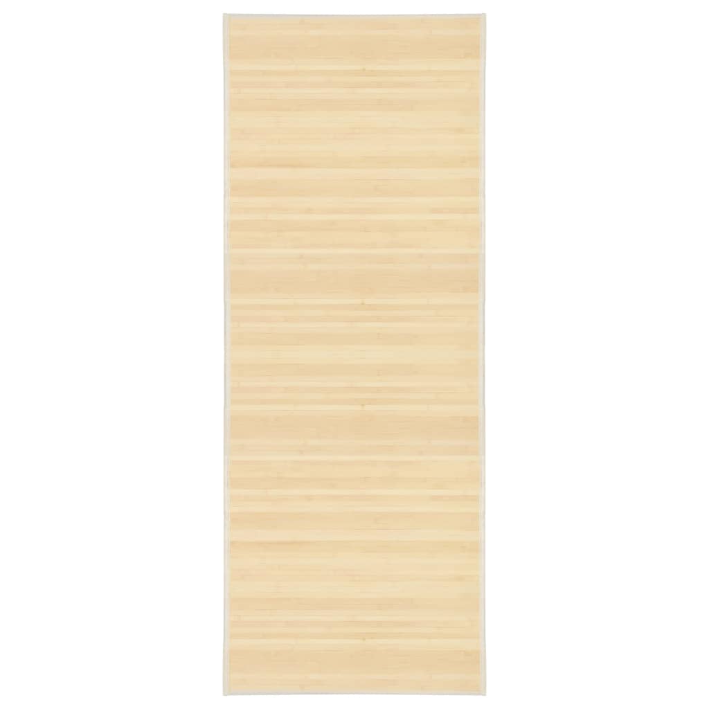Vidaxl Carpet 80x200 cm Bamboo naturel