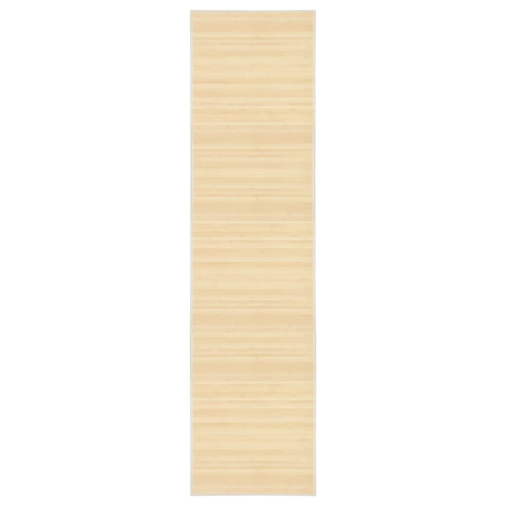 Vidaxl Carpet 80x300 cm Bamboo naturel