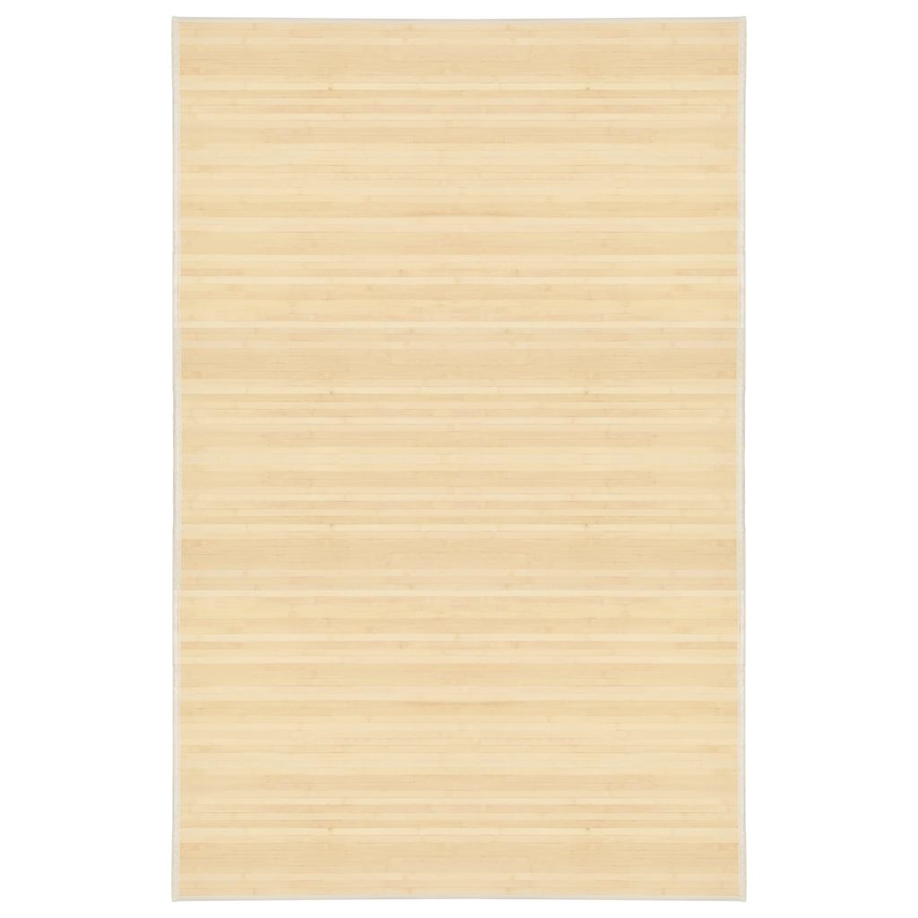 Vidaxl Carpet 100x160 cm Bamboo naturel