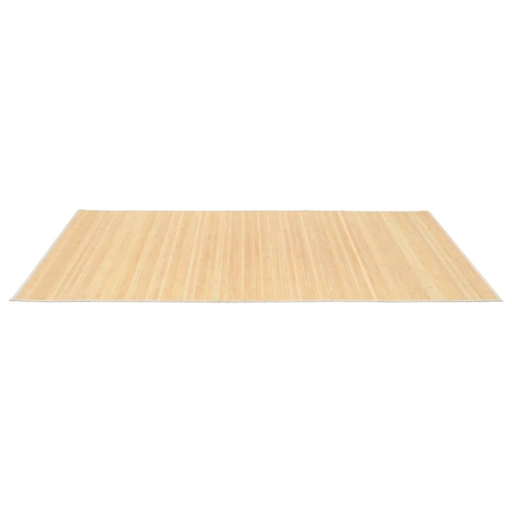 Vidaxl Carpet 100x160 cm Bamboo naturel