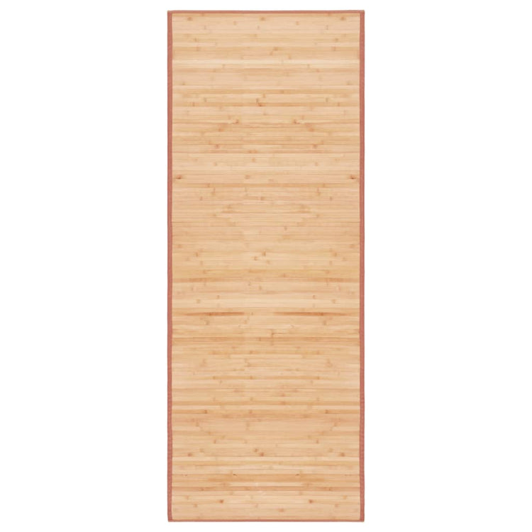 Vidaxl Carpet 80x200 cm Bambou Brun