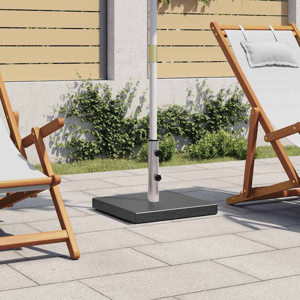 Vidaxl Parasol Foot Square 28,5 kg de granit noir