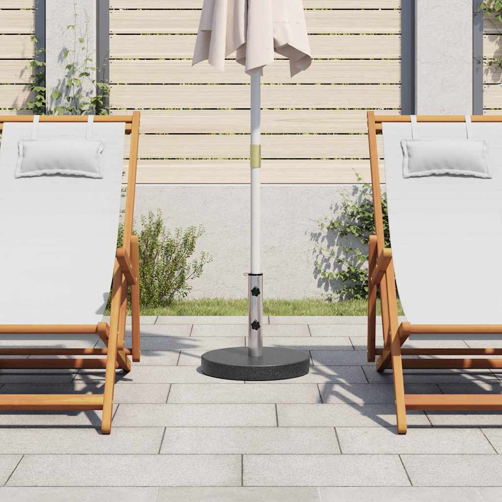 Vidaxl Parasol Foot environ 20 kg de granit noir