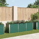 Vidaxl Planning Boîte relevée 240x80x77 cm Galvanisé en acier vert