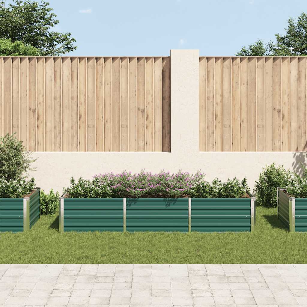 INSERT PLANTER VIDAXL 240X80X45 CM GALVANISED SEAKED VERT