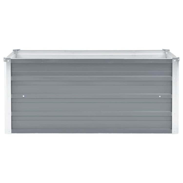 Vidaxl Planter insenté 100x40x45 cm Gray en acier galvanisé