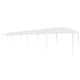 Vidaxl PartyTent 3x12 M pe blanc