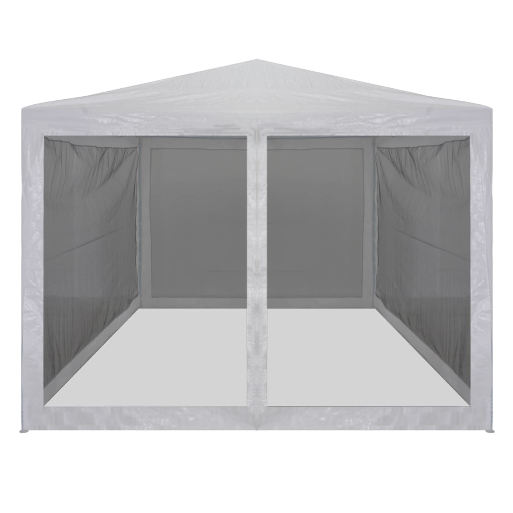 Tente de fête vidaxl avec 4 murs latéraux de 4 maille 4x3 m