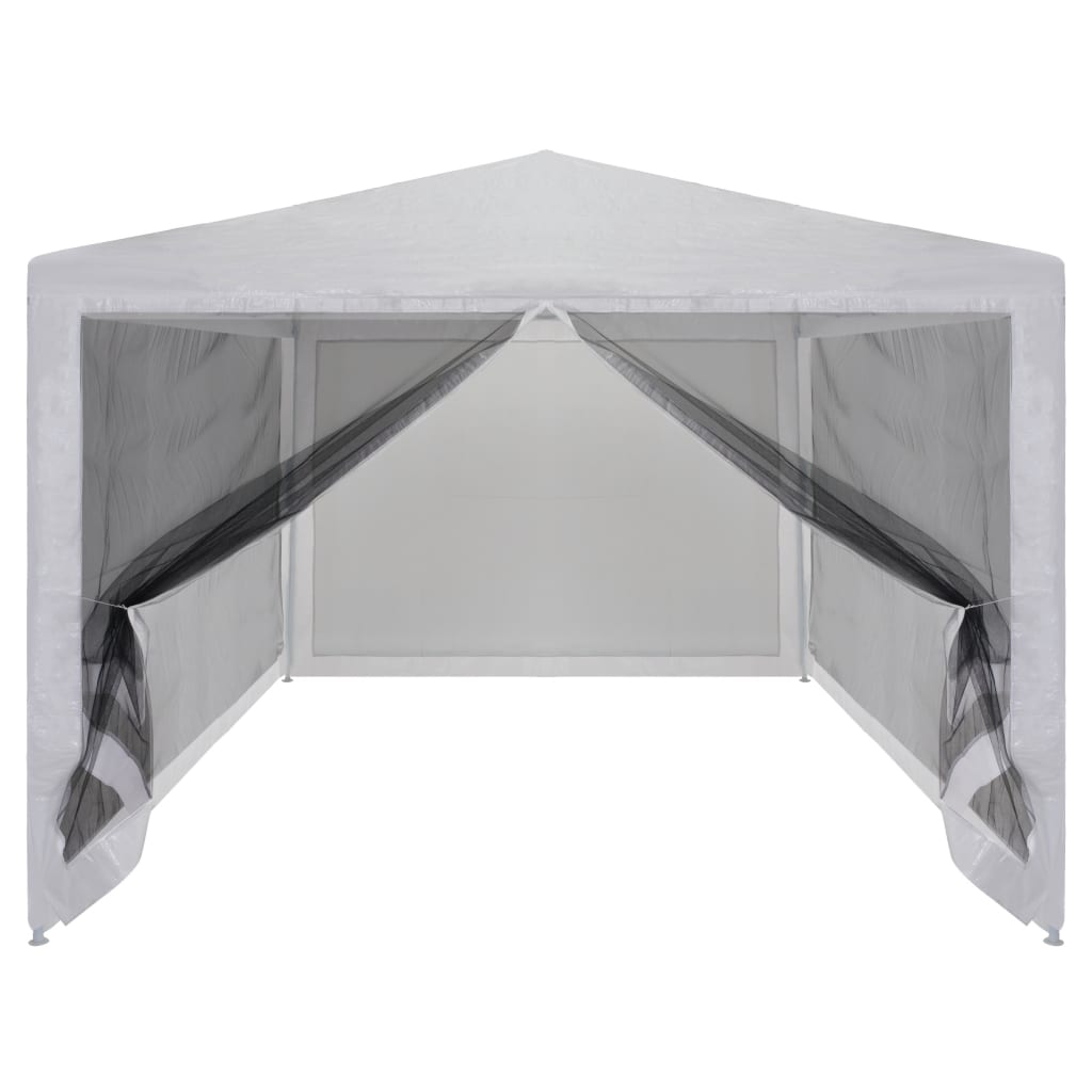 Tente de fête vidaxl avec 4 murs latéraux de 4 maille 4x3 m