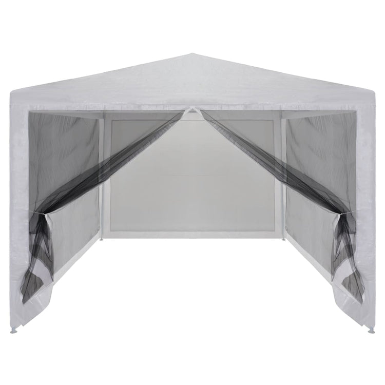 Tente de fête vidaxl avec 4 murs latéraux de 4 maille 4x3 m