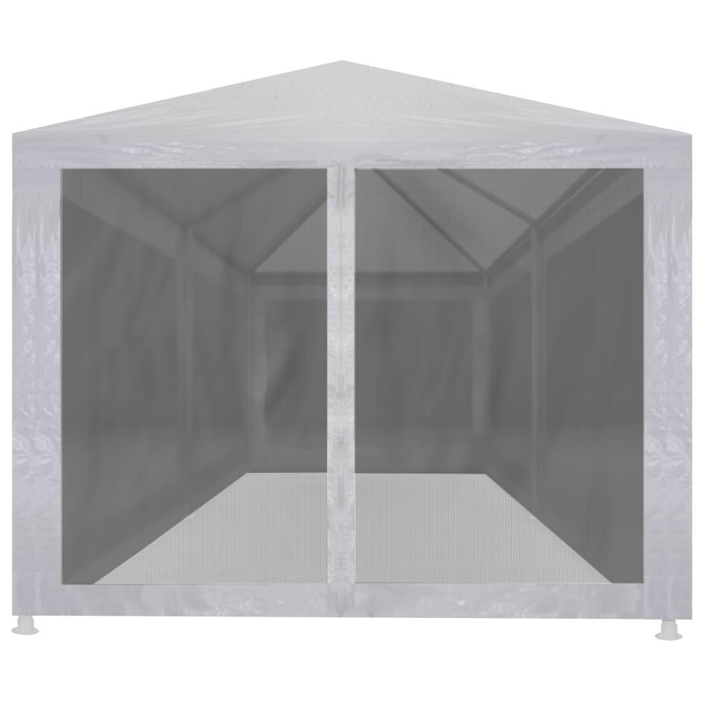 Tente de fête vidaxl avec 6 murs latéraux de 6 maille 6x3 m