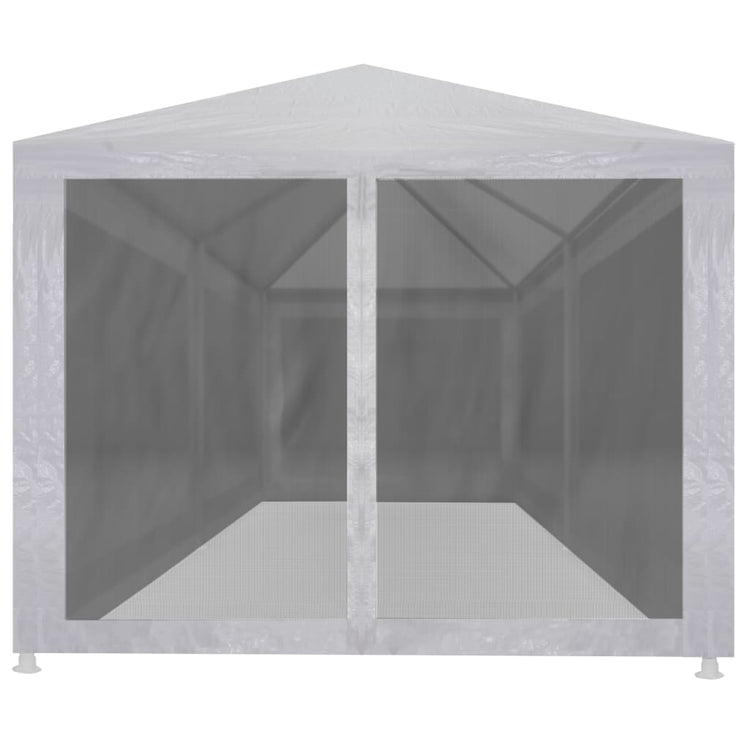 Tente de fête vidaxl avec 6 murs latéraux de 6 maille 6x3 m