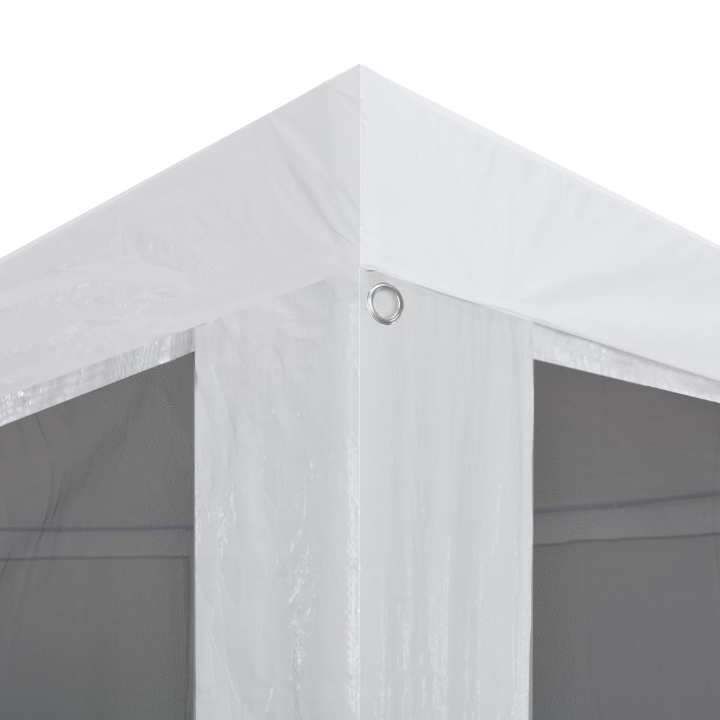 Tente de fête vidaxl avec 6 murs latéraux de 6 maille 6x3 m
