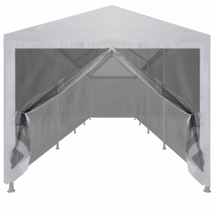 Tente de fête Vidaxl avec des murs latéraux de 10 maille 12x3 m