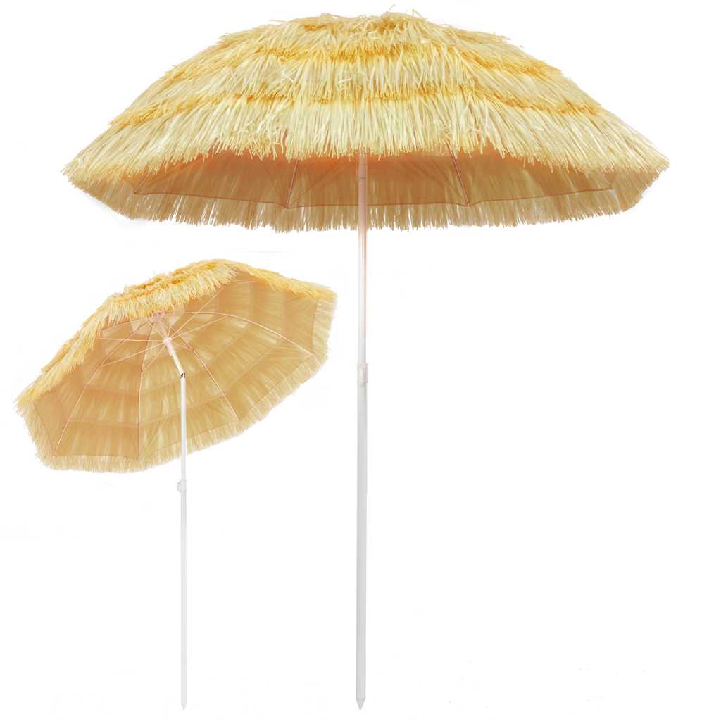 Vidaxl StrandParasol Hawaii Style 180 cm Natural